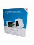 Ring Spotlight Wired Security Camera With Motion Detection & Night Vision White. Fixed Price $116.96.