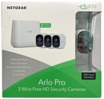 New Netgear Arlo Pro 3PK Wire-free Hd Security Cameras. Fixed Price $624.95.