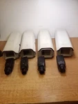 Lot Of 4 Ultrak KHTM12N3 Security Housing W/ KC552BCN Ccd Color Cameras. Fixed Price $179.99.