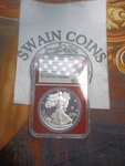 2025-W American Silver Eagle PF69 Ultra Cam Laser Privy Advance Release ES122. Fixed Price $325.00.