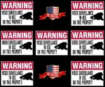 7 Home Security Window Warning Stickers Video Cameras Use For Indoor Outdoor. Fixed Price $8.50.