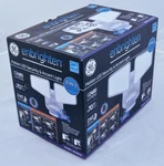 Enbrighten 240-DEGREE 2480 Lumen Outdoor Led Motion Security Flood Light White. Fixed Price $44.99.