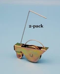 2-PACK Steel-wheel Spring Tension Rollers For Screen Doors Prime-line B610. Fixed Price $10.99.