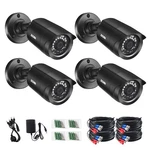 Zosi 4PK 1080P Security Cameras Outdoor 80FT Night Vision For Home Cctv Kit. Fixed Price $89.99.