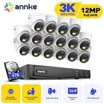 Annke 5MP Audio Poe Security Camera System 8CH/16CH 12MP Nvr Outdoor Color Night. Fixed Price $844.89.