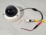 Honeywell Model HD50 Rugged Dome Security Camera With Gvi GV-VB59SP Blalun. Fixed Price $20.00.