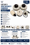 Lot Of 5 Axis Security Cameras P3364 M3114 211 + Mobotix Q24. Fixed Price $199.67.