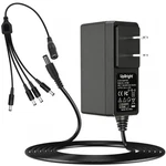 12V Dc 2A W/4 Splitter Ac Adapter For Q-see Dvr And Security Camera Power Supply. Fixed Price $11.99.
