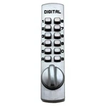 Lockey C-120-SN Surface Mount Slide Deadbolt Satin Nickel. Fixed Price $125.32.