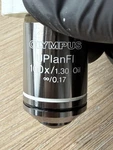 Clear Glass - Olympus Uplanfl 100X/1.30 Oil Infinity Objective Lens. Fixed Price $406.88.