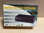Belkin Omniview Se Port Kvm Switch F1D102 Control Computers. Fixed Price $25.00.