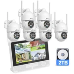 Anran 5MP Wireless Pan/tilt Security Camera System Outdoor Wifi Cctv 12''MONITOR. Fixed Price $289.99.