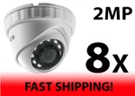 Lts 2MP Camera Turret 1080P 2.8MM Tvi Cvi Ahd Cvbs Ir 80FT CMHT2122-28F Pack. Fixed Price $269.99.