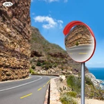 2PC 24IN Convex Traffic Mirror Wide Angle Blind Spot Corner Road Parking Safety. Fixed Price $57.47.