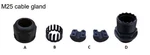 Bec Industrial M25 Panel Mount RJ45 Cable Waterproof Shield Shroud Plug Assembly. Fixed Price $6.98.