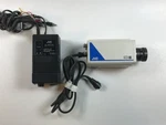 Vintage Jvc Ccd TK-870U Color Rgb Video Camera, 25MM F-1.8 Lens, Ac Adaptor. Fixed Price $39.95.